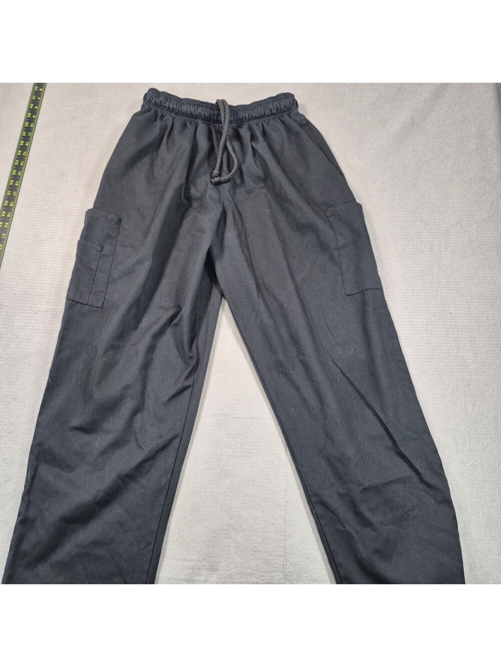 Natural Uniform Unisex XL Scrub Pants Black Multi Pockets Lot Of 2